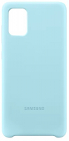 фото Чехол silicone cover для a71 blue (ef-pa715tlegru) samsung