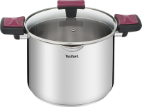 фото Кастрюля с крышкой cook&clip, 6,1 л (g7237974) tefal