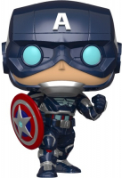 фото Фигурка pop! bobble: marvel: avengers game: captain america (47757) funko