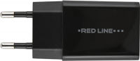 фото Сетевое зарядное устройство tech usb qc 3.0 black (ут000015768) red-line