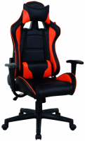 фото Кресло gt racer gm-100 black/orange (531925) brabix