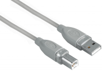 фото Кабель 3 м usb 2.0 usb-a - usb-b, серый (00045022) hama