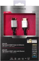 фото Hdmi-кабель ultra hd 8k, 2 м (42207) vivanco