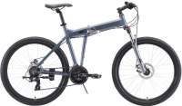 фото Горный велосипед cobra 26.2 d 20"/2020, серый/черный (h000016465) stark
