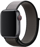 фото Ремешок nylon band для apple watch 38/40мм, темно-серый (tfn-wa-awnb40c57)