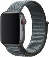 фото Ремешок nylon band для apple watch 42/44мм, серый (tfn-wa-awnb44c22)