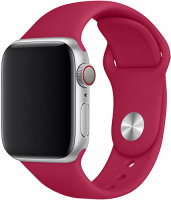 фото Ремешок silicone band для apple watch 38/40мм, гранатовый (tfn-wa-awsb40c43)