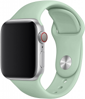 фото Ремешок silicone band для apple watch 42/44мм, светло-бирюзовый (tfn-wa-awsb44c44)