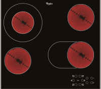 фото Электрическая варочная панель akt 8210 lx whirlpool