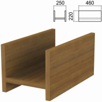 фото Подставка под ситсемный блок "арго", 25х46х22 см, орех (641601) программа-техно