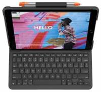 фото Чехол-клавиатура slim folio для ipad (7-го поколения) gen (920-009652) logitech