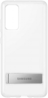 фото Чехол clear standing cover s20 fe, прозрачный (ef-jg780) samsung