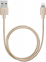 фото Кабель для ipod, iphone, ipad mfi usb-lightning, 1,2 м gold (72188) deppa