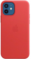 фото Чехол leather magsafe для iphone 12/12 pro (product)red (mhkd3ze/a) apple