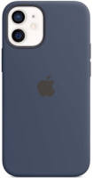 фото Чехол silicone magsafe для iphone 12 mini deep navy (mhku3ze/a) apple