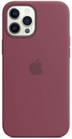 фото Чехол silicone magsafe для iphone 12 pro max plum (mhla3ze/a) apple