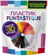 Набор пластика для 3D ручек Funtastique 3 цвета, светящийся (PLAF-PEN-3)