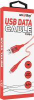 фото Кабель usb type-c, 1 м red(ik-3112ergbox) smartbuy