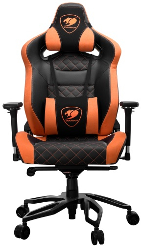 Кресло компьютерное игровое cougar armor titan black orange