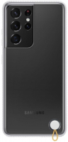 фото Чехол clear protective cover для s21 ultra, белая рамка (ef-gg998cwegru) samsung