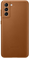 фото Чехол leather cover s21+ brown (ef-vg996laegru) samsung