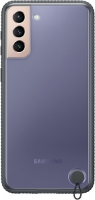 фото Чехол clear protective cover s21+, черная рамка (ef-gg996cbegru) samsung