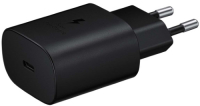 фото Сетевое зарядное устройство usb type-c power delivery 25w black (ep-ta800) samsung