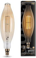 фото Светодиодная лампа filament а160 8w 620lm 2400к е27 golden flexible (150802008) gauss