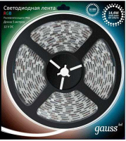 фото Светодиодная лента 5050/60-smd 14,4w 12v dc 5m rgb ip66 (311000414) gauss