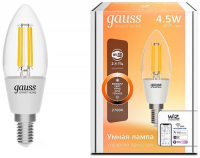 фото Умная лампа smart home dim e14 c35 4,5w gauss