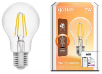 фото Умная лампа smart home dim e27 a60 7w gauss