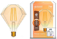 фото Умная лампа smart home dim e27 diamond golden 7w gauss