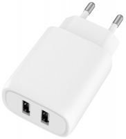 фото Сетевое зарядное устройство 2 usb 12w white (tfn-wcrpd04)