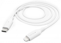 фото Кабель для ipod, iphone, ipad mfi 1 м lightning usb type-c white (00183295) hama