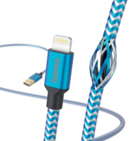 фото Кабель для ipod, iphone, ipad 1,5 м lightning usb a blue (00178300) hama