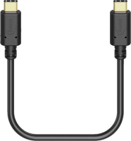 фото Кабель usb type-c, 1 м black (00183331) hama