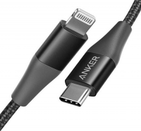 фото Кабель powerline+ ii, usb-c - lightning, 90 см black (a8652h11) anker