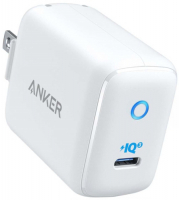 фото Сетевое зарядное устройство powerport atom pd 30w usb-с eu power iq 3.0 white (a2615l21) anker