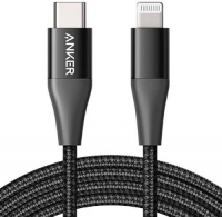 фото Кабель powerline+ ii, usb-c - lightning black (a8653h11) anker