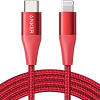 фото Кабель powerline+ ii, usb-c - lightning red (a8653h91) anker