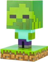 фото Светильник minecraft zombie icon light (pp6592mcf) paladone