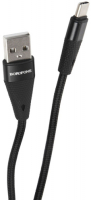 фото Кабель bu10 pineapple usb type-c black (ут000021804) borofone