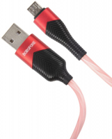 фото Кабель bu19 streamer usb - micro usb red (ут000023302) borofone