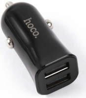 фото Автомобильное зарядное устройство rd3, 2 usb, 2,4 a black (ут000022083) hoco