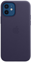 фото Чехол leather case magsafe для iphone 12/12 pro deep violet (mjyr3ze/a) apple