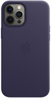 фото Чехол leather case magsafe для iphone 12 pro max deep violet (mjyt3ze/a) apple