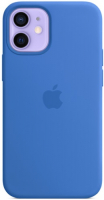 фото Чехол silicone case magsafe для iphone 12 mini capri blue (mjyu3ze/a) apple