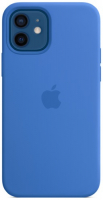 фото Чехол silicone case magsafe для iphone 12/12 pro capri blue (mjyy3ze/a) apple