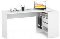 фото Компьютерный стол спм-25, правый, белый сокол мебельная фабрика