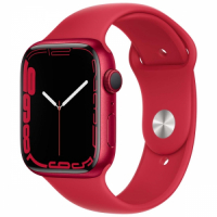 фото Смарт-часы watch series 7 gps 45mm (product)red aluminium case with sport band (mkn93ru/a) apple